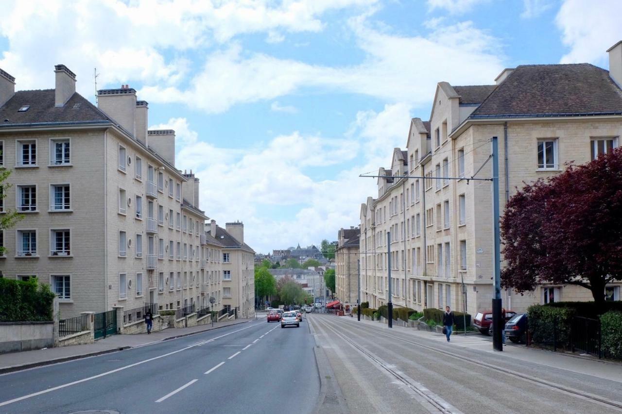 Studio Confort, En Face Du Campus 1 Et Du Tramway Caen Bagian luar foto